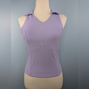 Purple Sports Bra High Support Longline High Impact Extra Large Running Girl